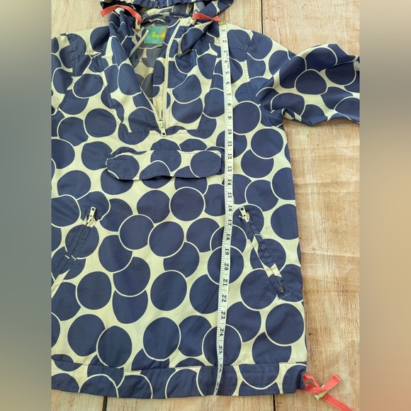 Boden Women's windbreaker jacket pullover Uk 6 Us2 Blue White Jacket Hooded - Picture 6 of 8